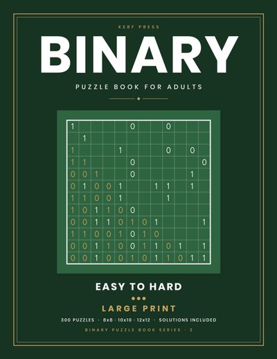 Binary Puzzle Book for Adults